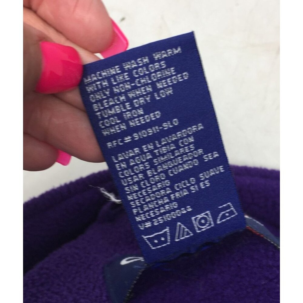 Girl's Catalina Outerwear Purple Zippered Coat/Jacket (Size 14/16) - Picture 4 of 10